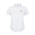 Idaho Women's Cap Sleeve Semi Spread Polo White