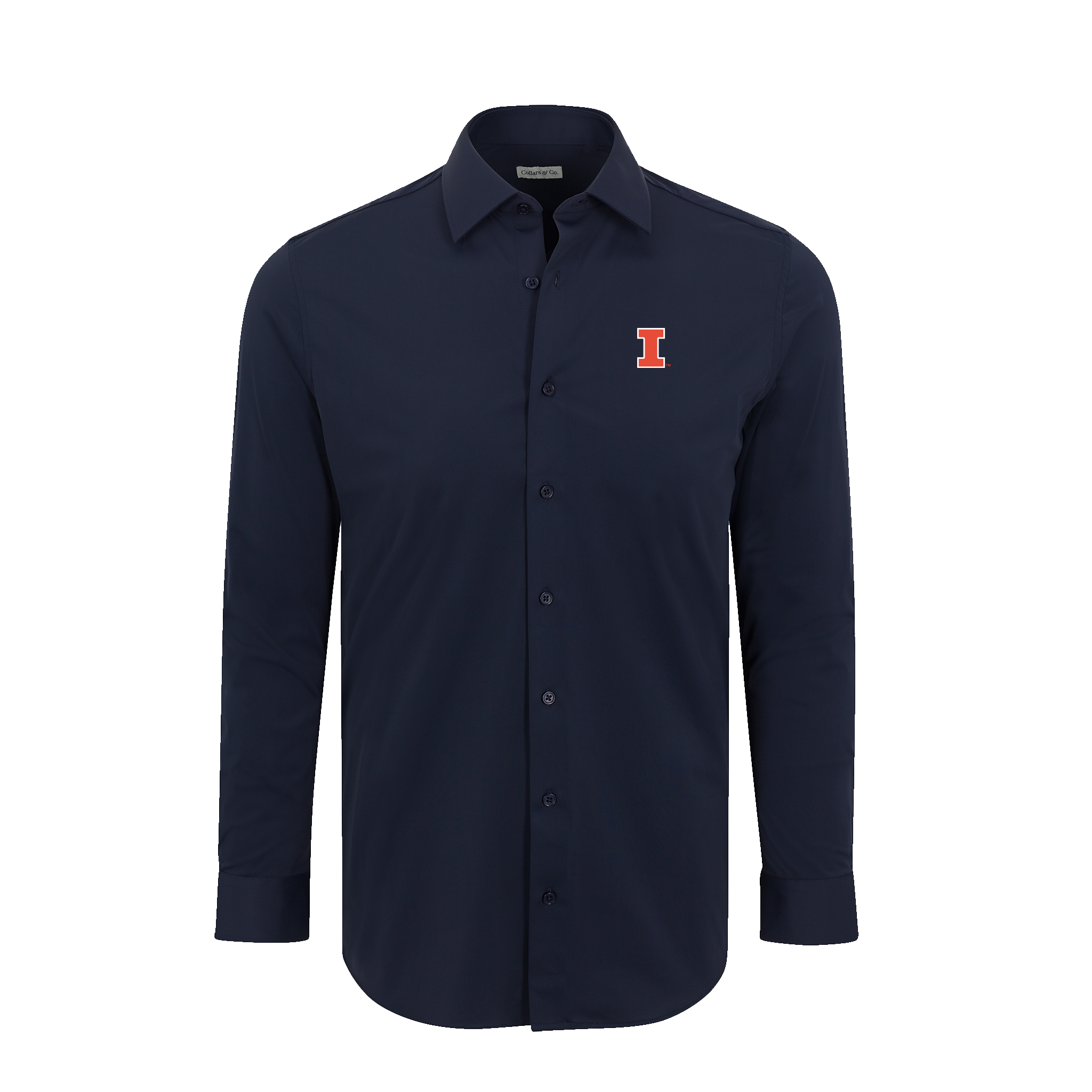 Illinois Apex Performance Dress Shirt Navy
