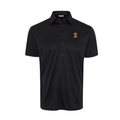 Illinois Semi-Spread Collar Polo Black