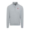 Illinois Velocity Performance Quarter Zip Light Grey