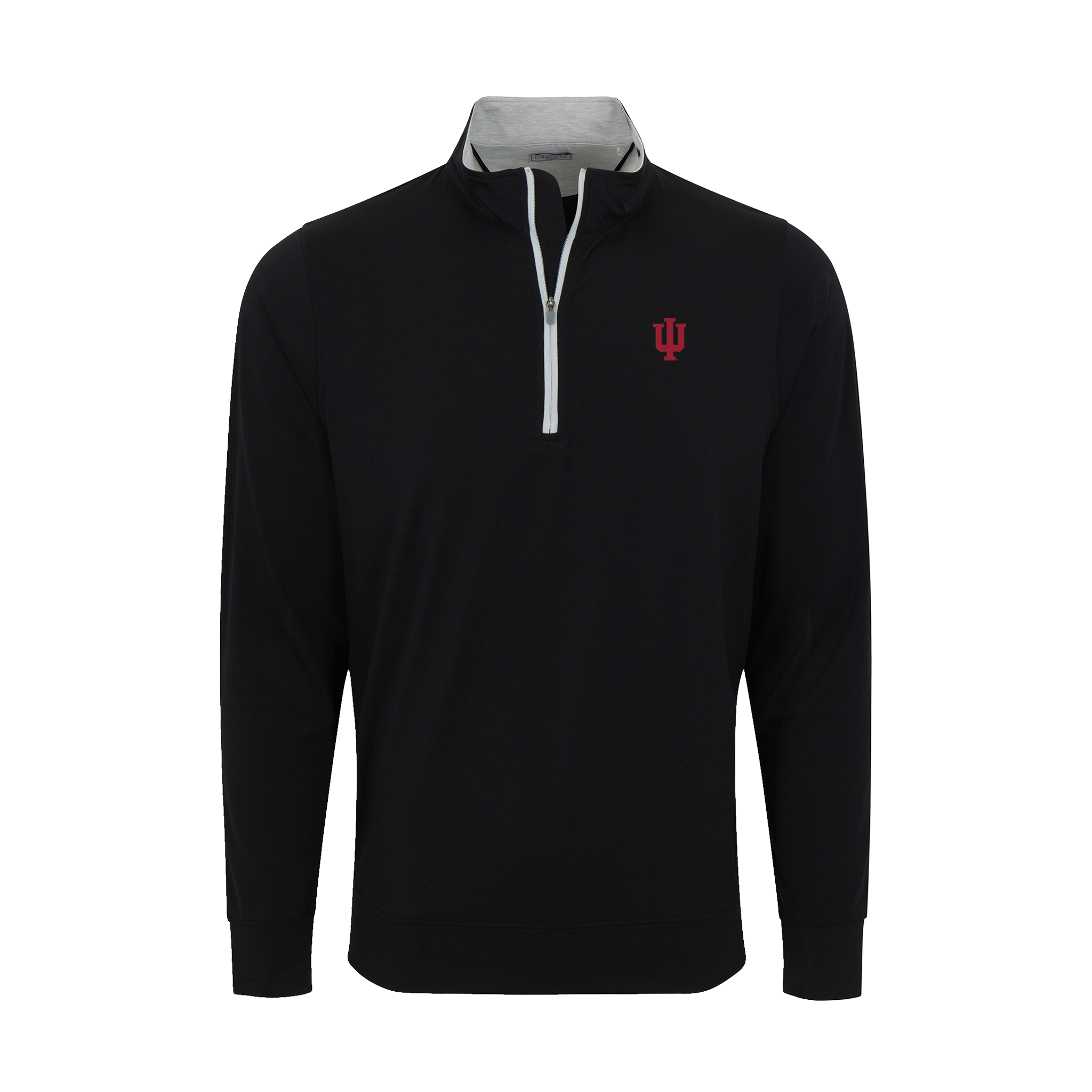 Indiana DriRelease® Performance Pullover Black with Light Grey Trim