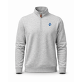 Indiana State Heather Cloud Cotton Quarter Zip Pullover Light Grey
