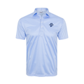 Indiana State Semi-Spread Collar Polo Blue Houndstooth