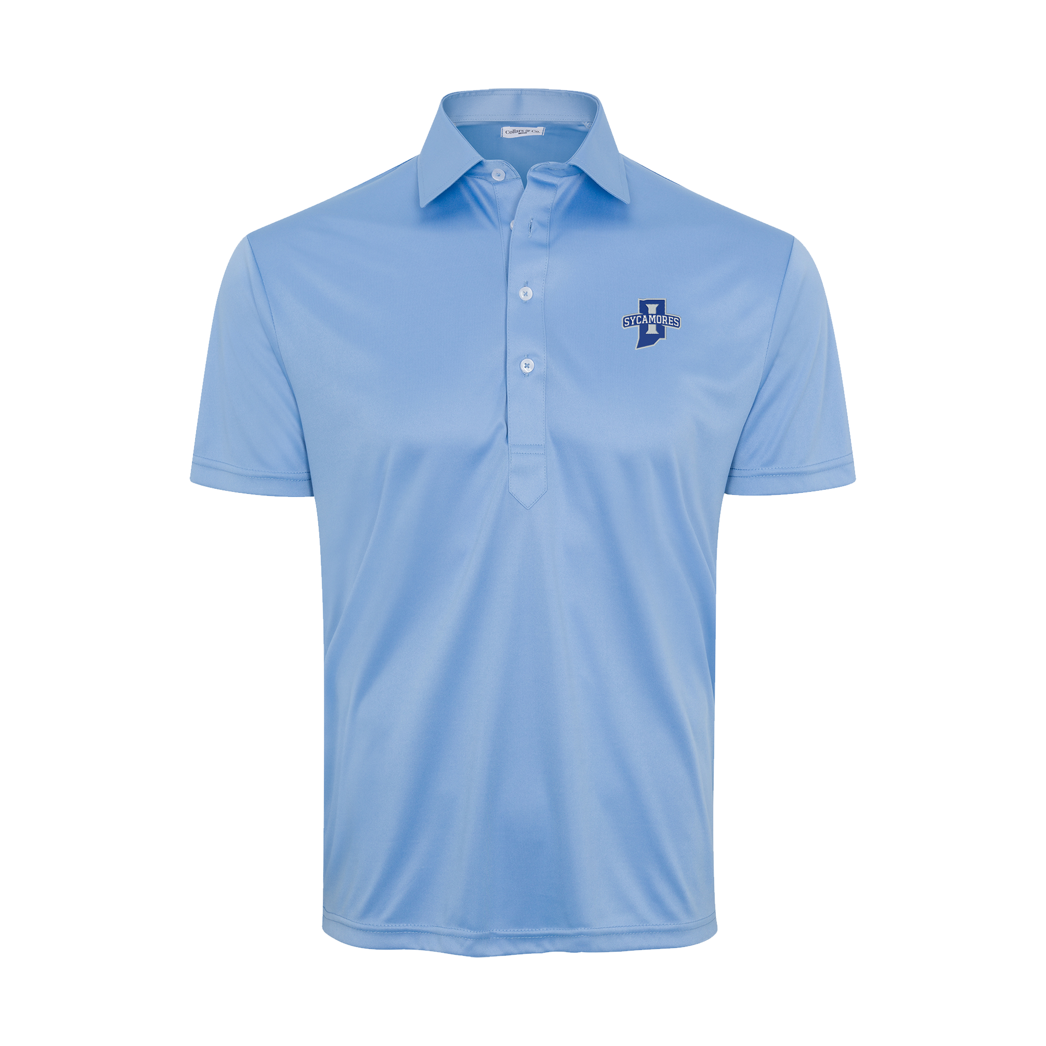 Indiana State Semi-Spread Collar Polo French Blue