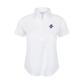 Indiana State Women's Cap Sleeve Semi Spread Polo White