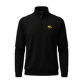 Iowa Cloud Cotton Quarter Zip Pullover Black