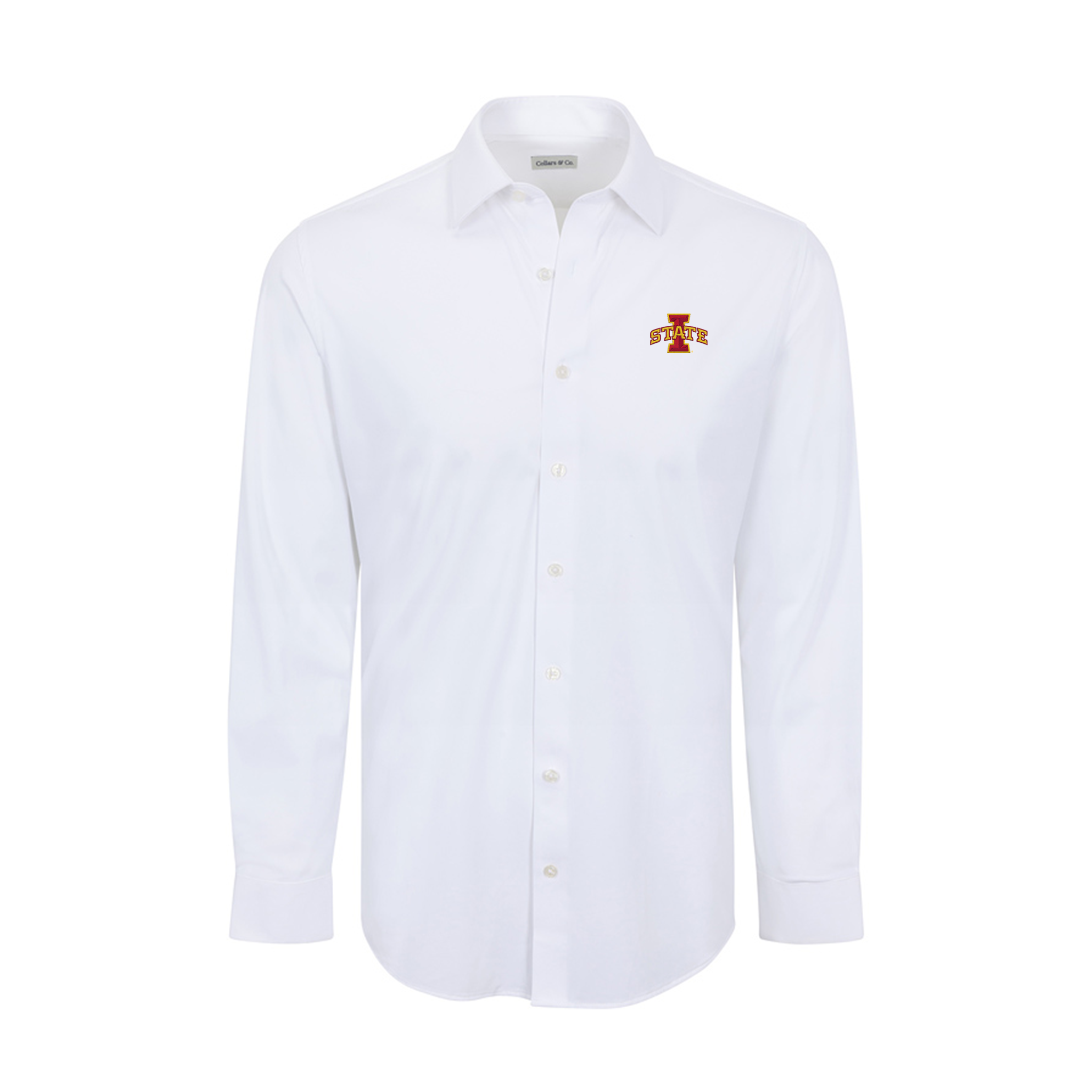 Iowa State Apex Performance Dress Shirt White