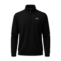 Iowa State Cloud Cotton Quarter Zip Pullover Black
