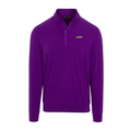 James Madison Velocity Performance Quarter Zip Purple