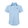 Johns Hopkins Women's Cap Sleeve Semi Spread Polo Sky Blue