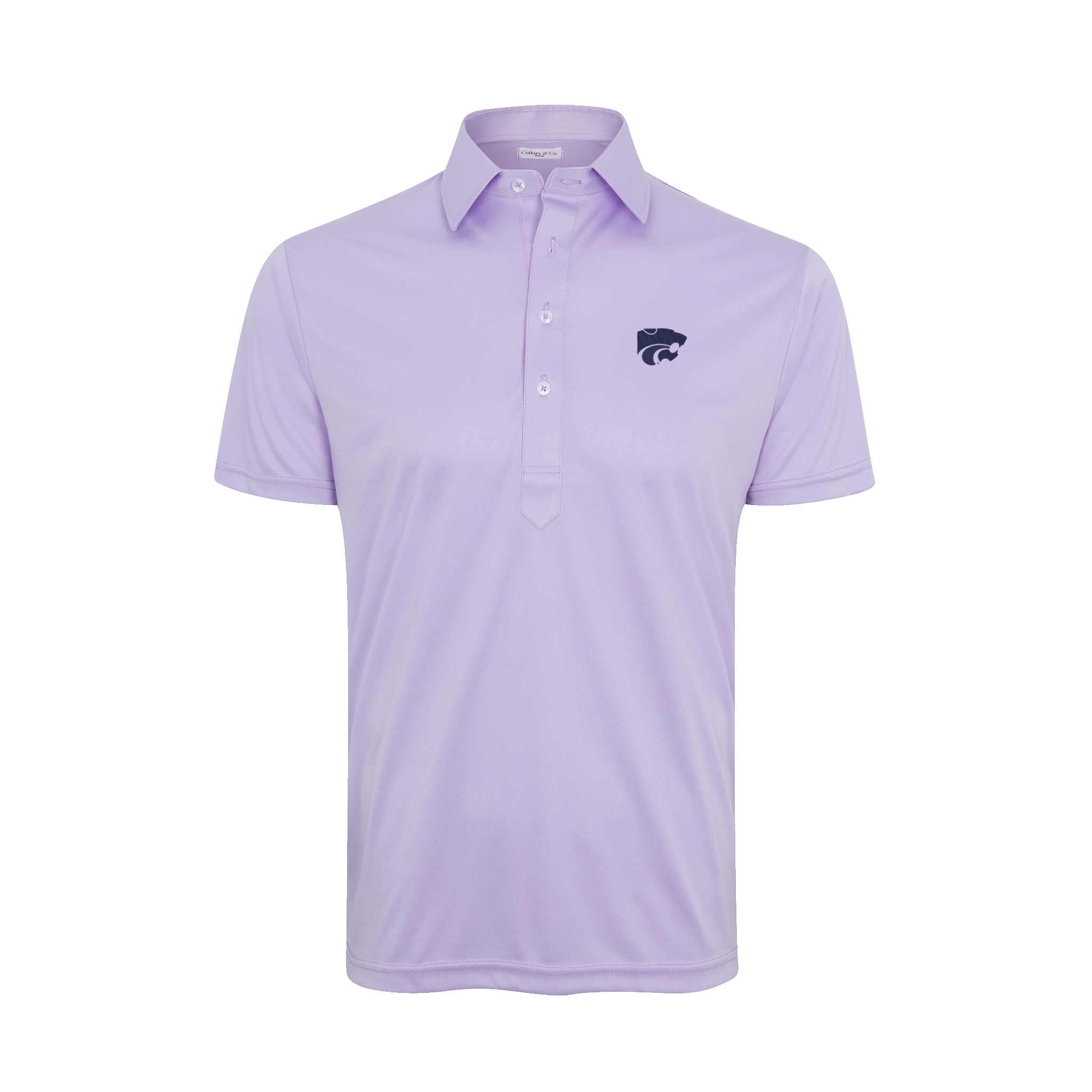 K-State Semi-Spread Collar Polo Lavender