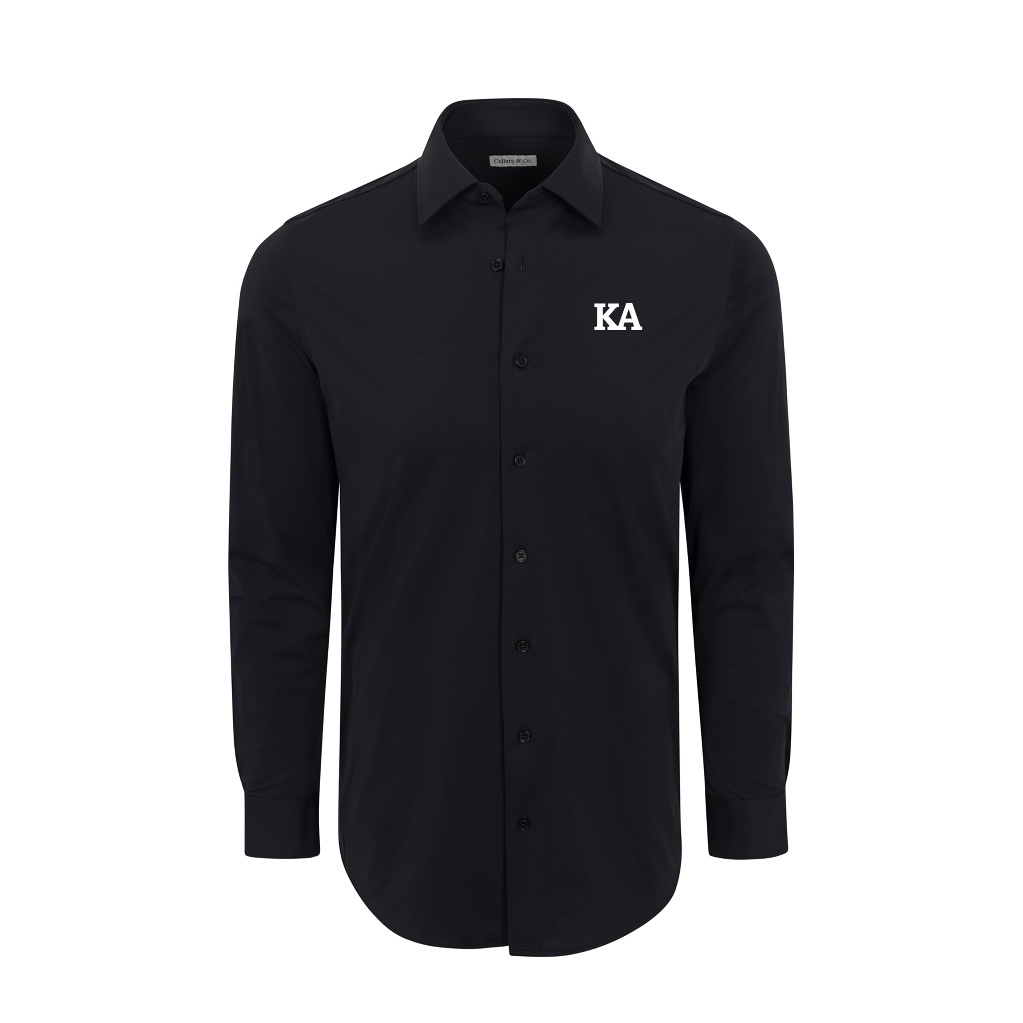 Collars & Co. Kappa Alpha Order Apex Performance Dress Shirt Black