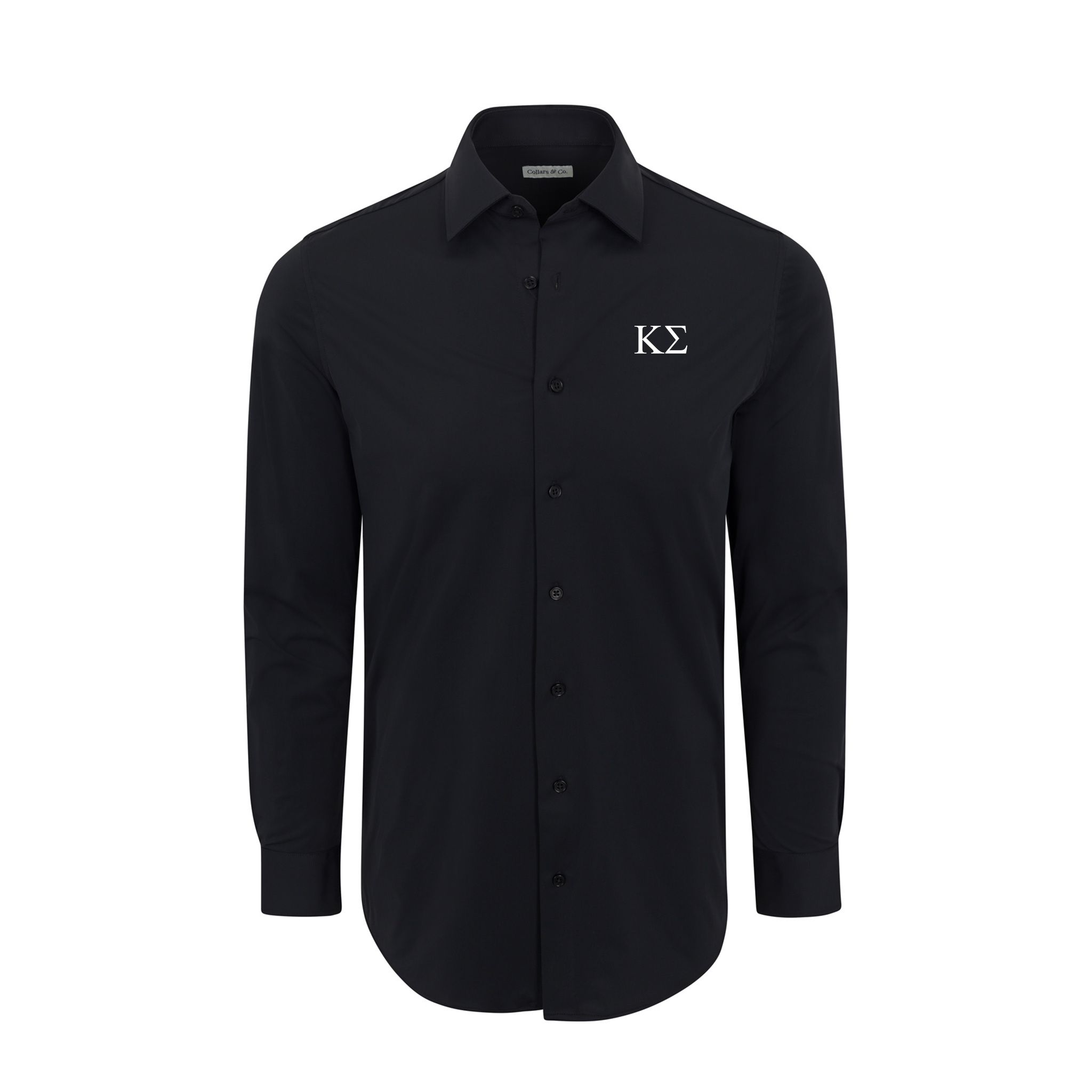 Collars & Co. Kappa Sigma Apex Performance Dress Shirt Black