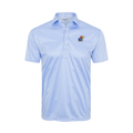 Kansas Semi-Spread Collar Polo Blue Houndstooth