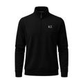 Collars & Co. Kappa Sigma Cloud Cotton Quarter Zip Pullover Black