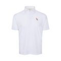 LSU BASE2 Featherweight Flex Polo White