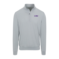 LSU Velocity Performance Quarter Zip Light Grey