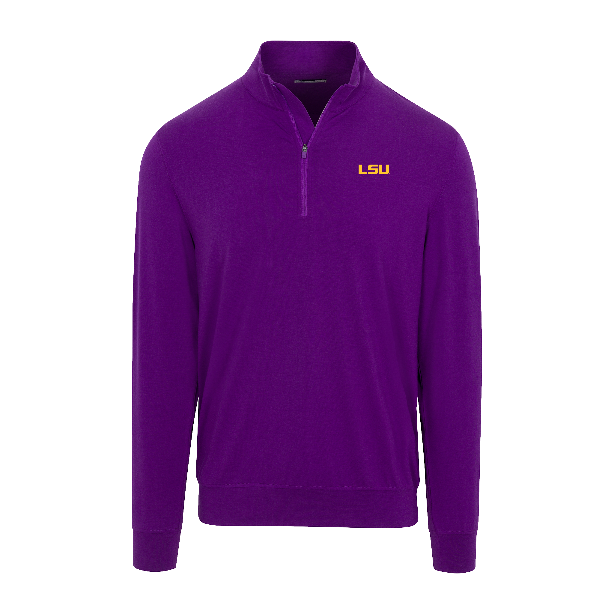 LSU Velocity Performance Quarter Zip Purple