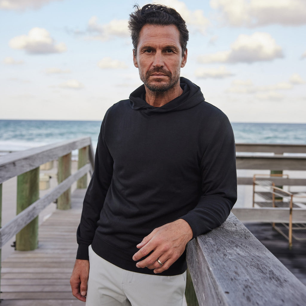 Cloud Cotton Hoodie Black