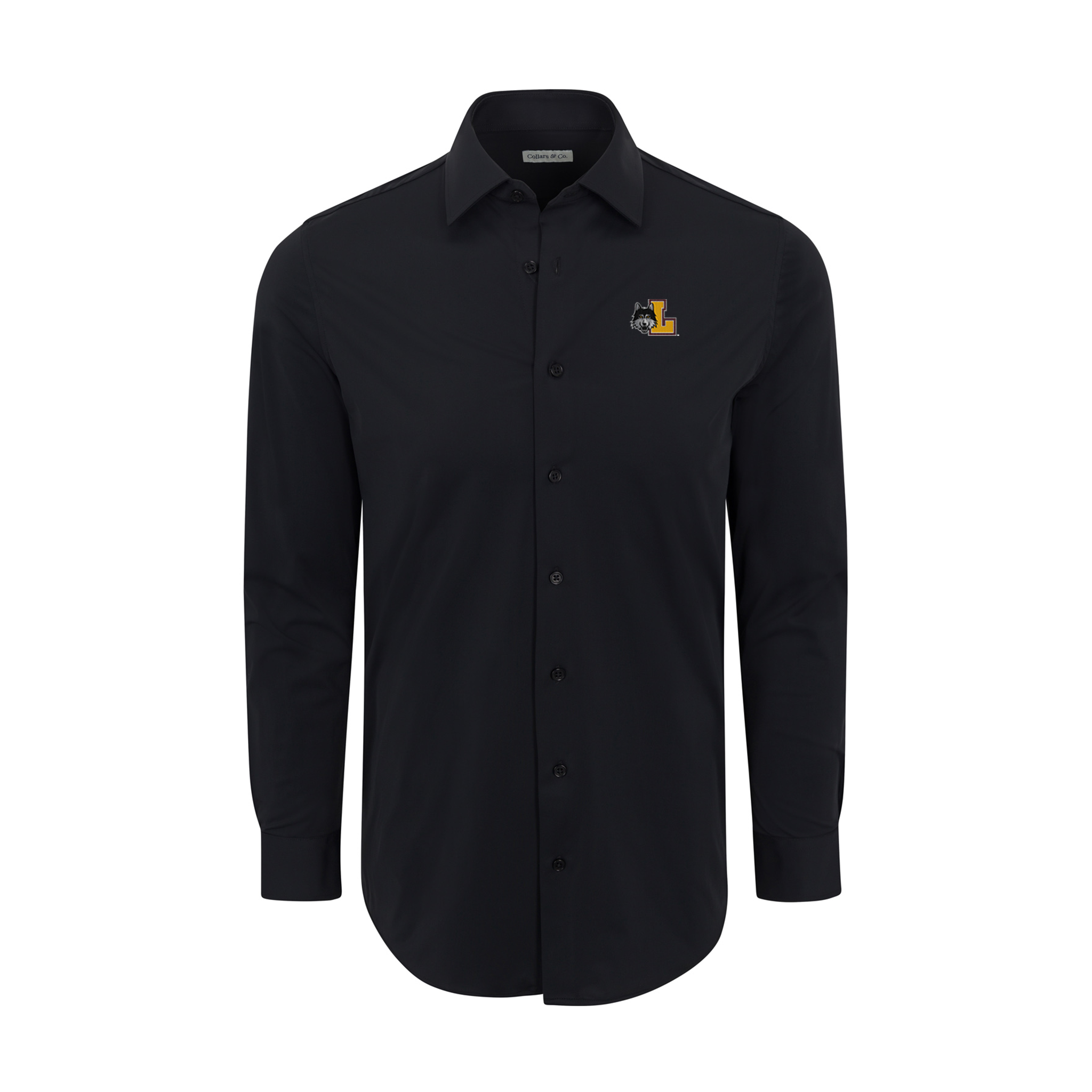 Loyola Chicago Apex Performance Dress Shirt Black