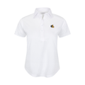 Loyola Chicago Women's Cap Sleeve Semi Spread Polo White