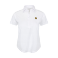 Marquette Women's Cap Sleeve Semi Spread Polo White