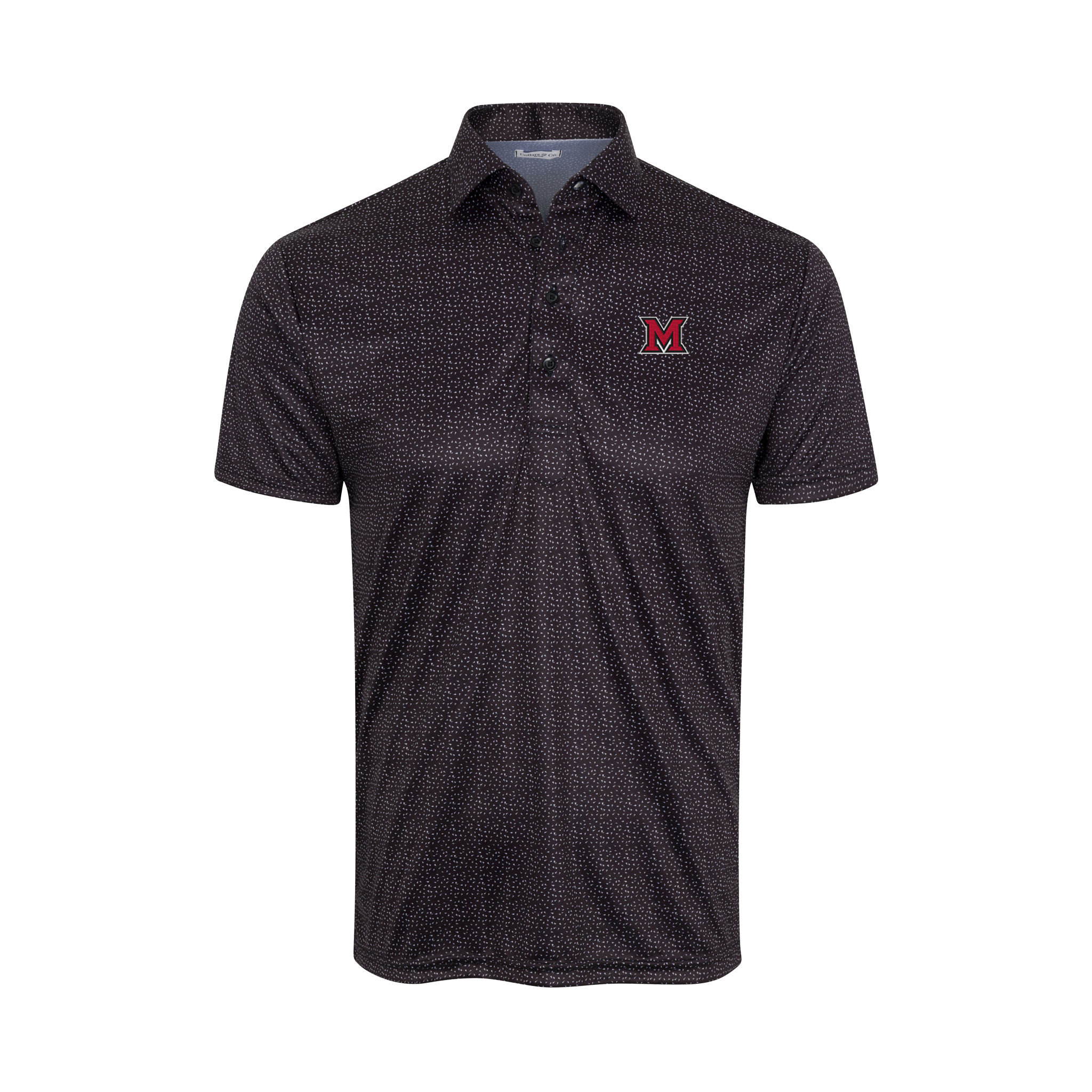 Miami Ohio Semi-Spread Collar Polo Desert Sky