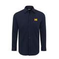 Michigan Apex Performance Dress Shirt Navy