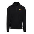 Michigan Velocity Performance Quarter Zip Black