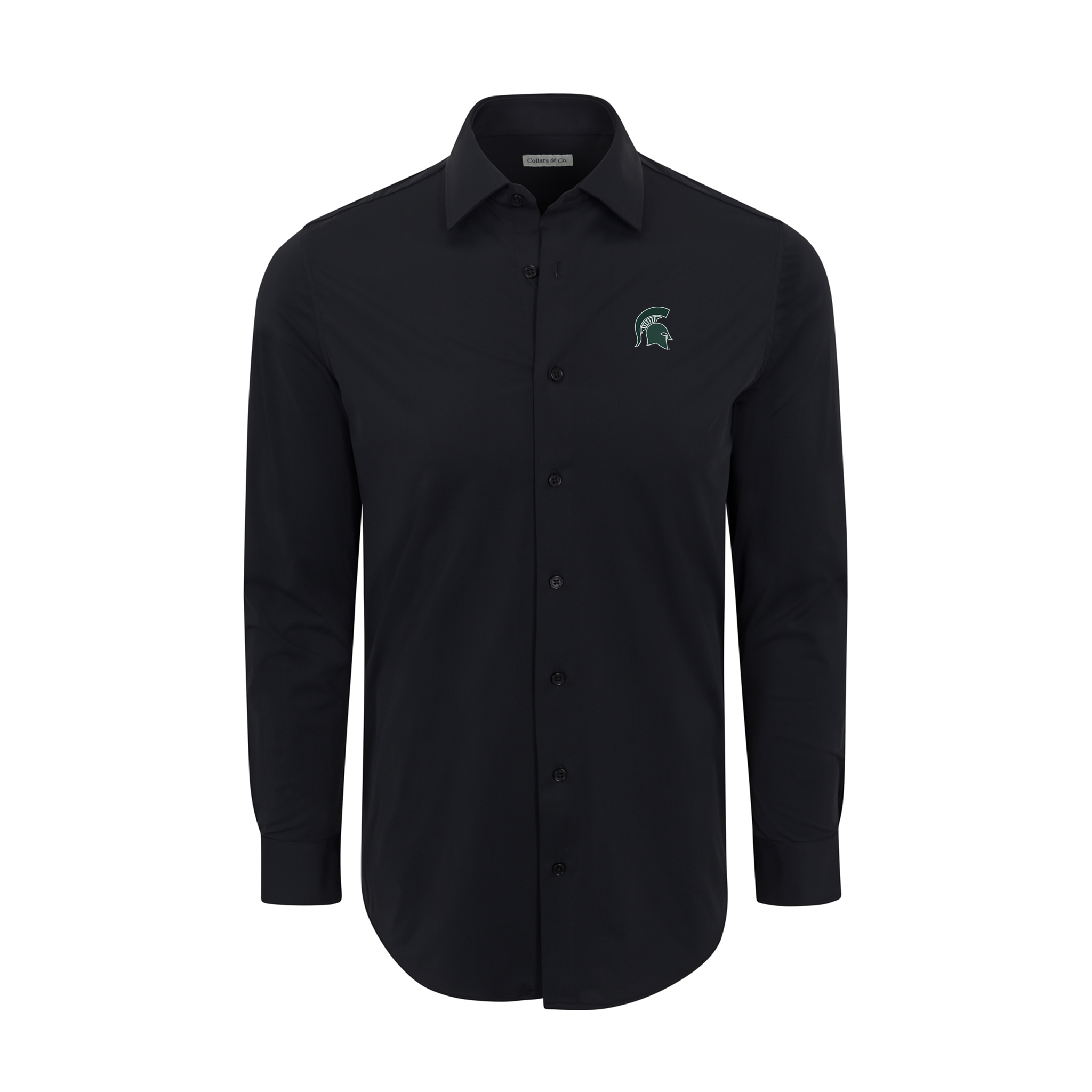 Michigan State Apex Performance Dress Shirt Black