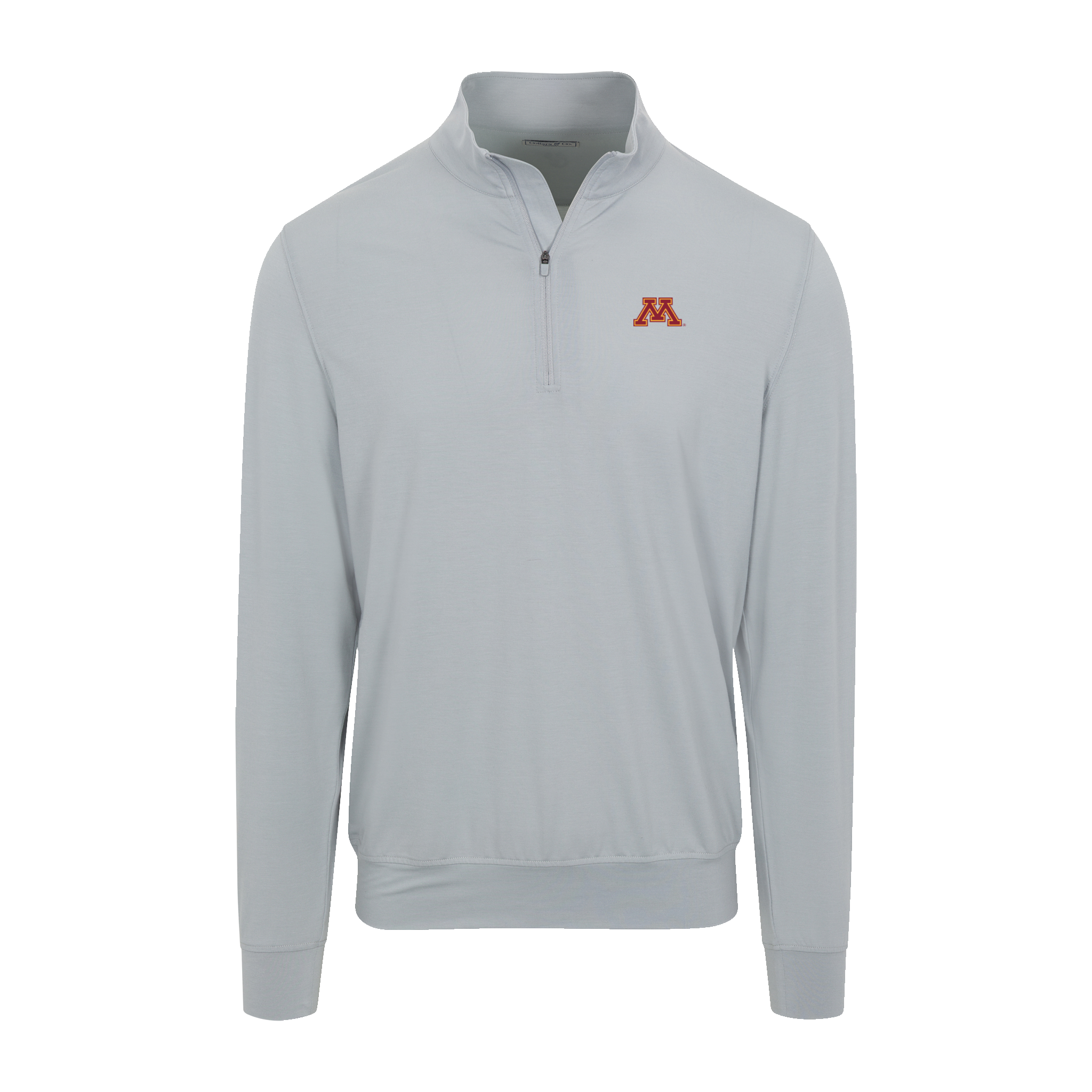 Minnesota Velocity Performance Quarter Zip Light Grey
