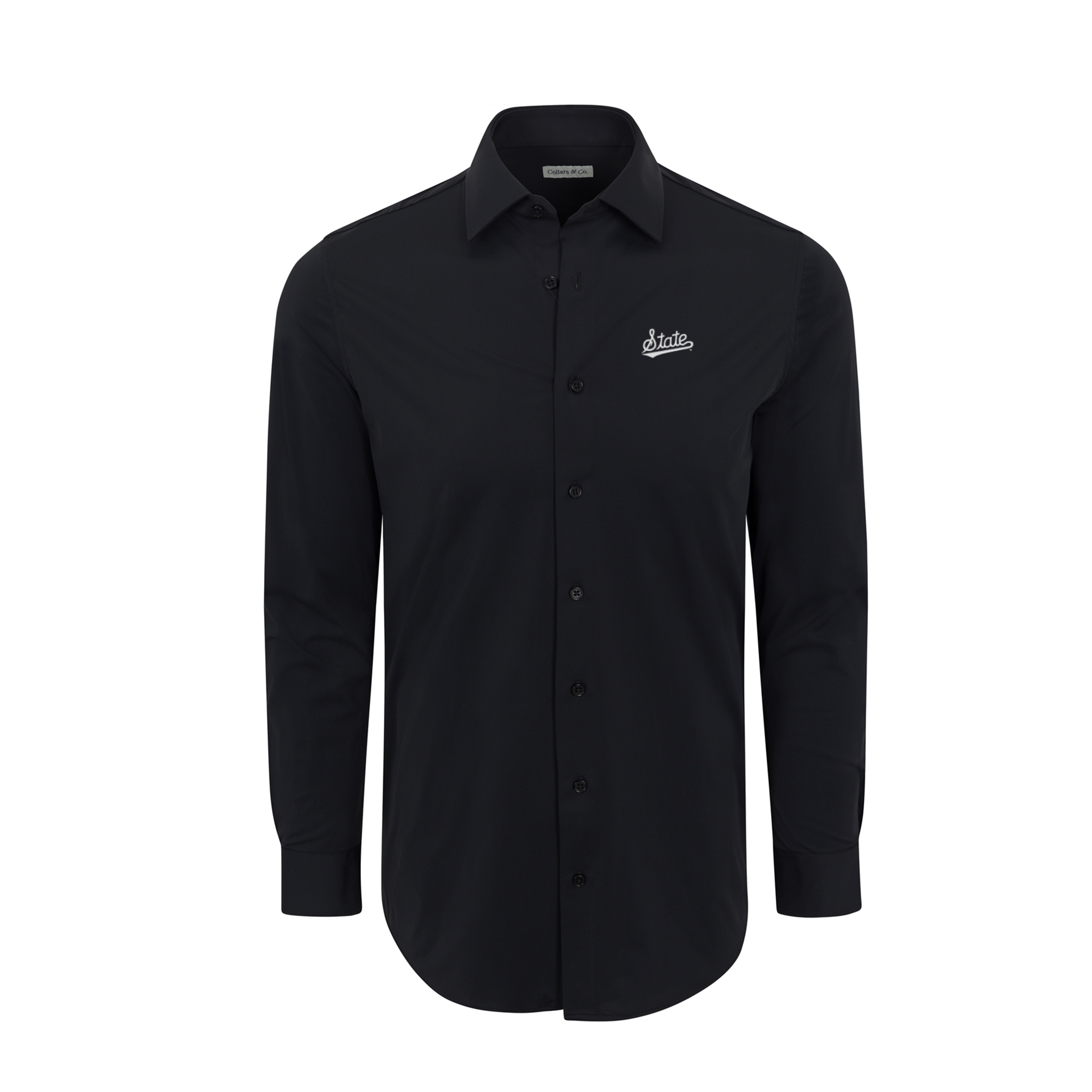 Mississippi State Apex Performance Dress Shirt Black