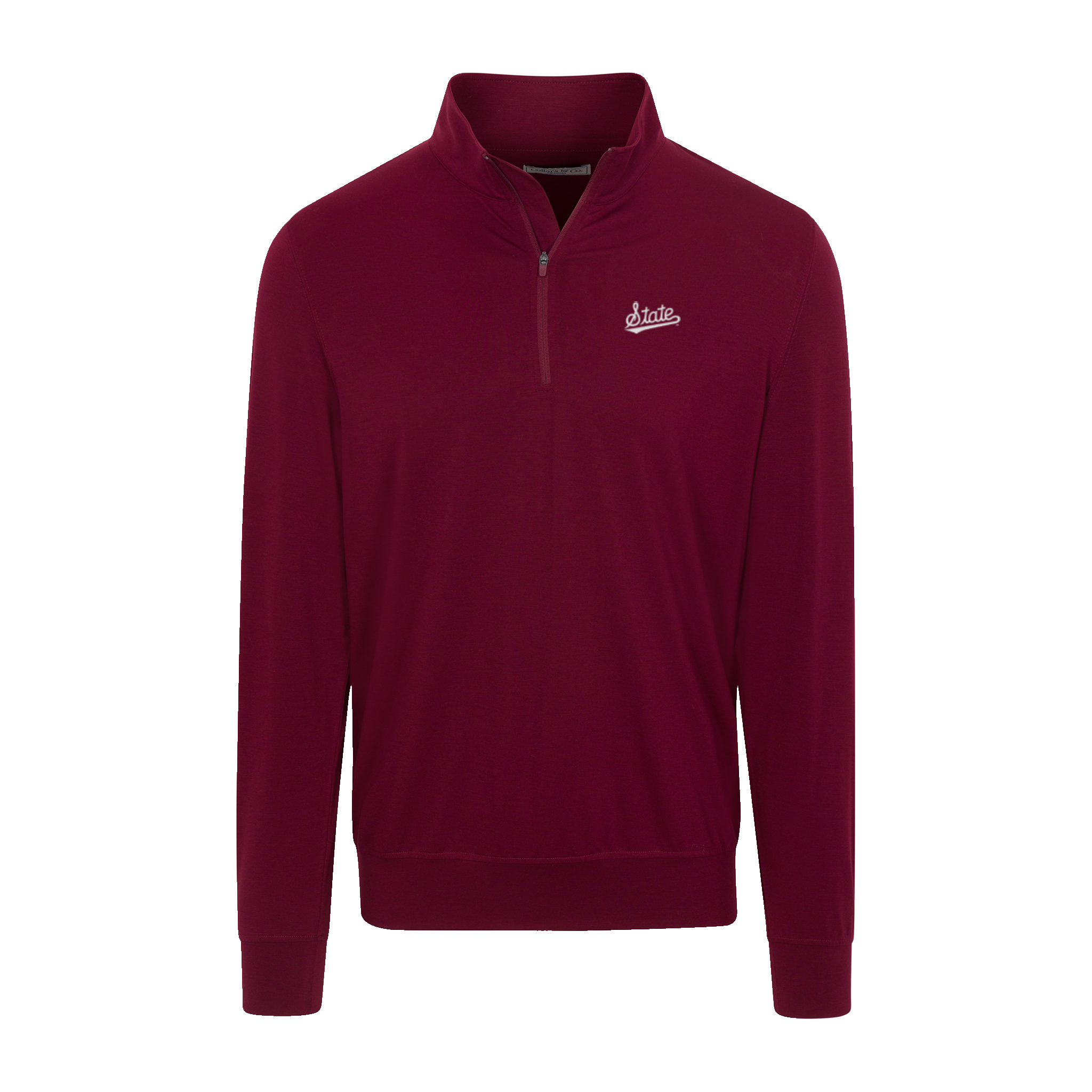 Mississippi State Velocity Performance Quarter Zip Maroon