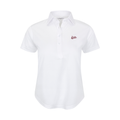 Mississippi State Women's Cap Sleeve Semi Spread Polo White