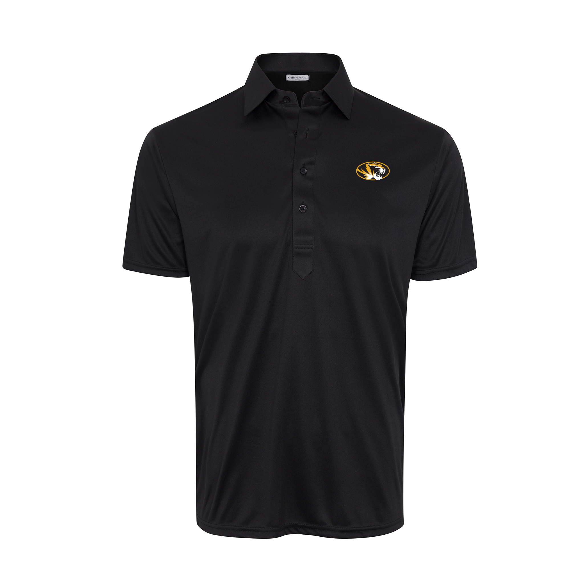 Missouri Semi-Spread Collar Polo Black