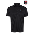 Nebraska Leadership Society Semi-Spread Collar Polo Black - Original Fit