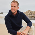 Double Knit Premium Cotton Hoodie Navy