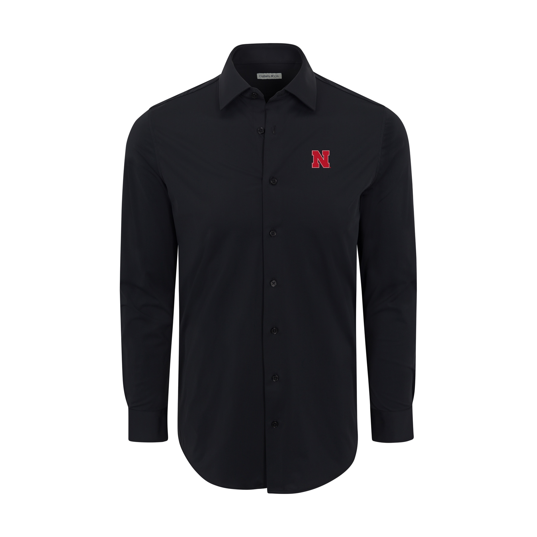 Nebraska Apex Performance Dress Shirt Black