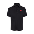 Nebraska Featherweight Flex Polo Black