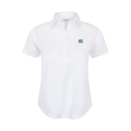 North Carolina Women's Cap Sleeve Semi Spread Polo White