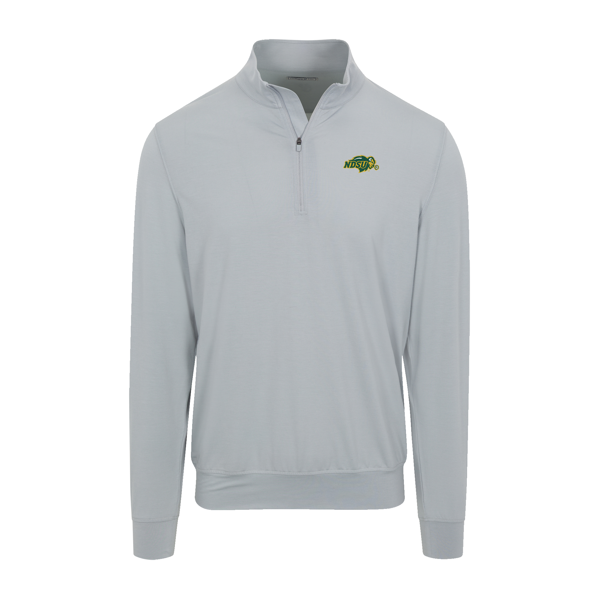 North Dakota State Velocity Performance Quarter Zip Light Grey