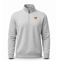 Northern Iowa Heather Cloud Cotton Quarter Zip Pullover Light Grey