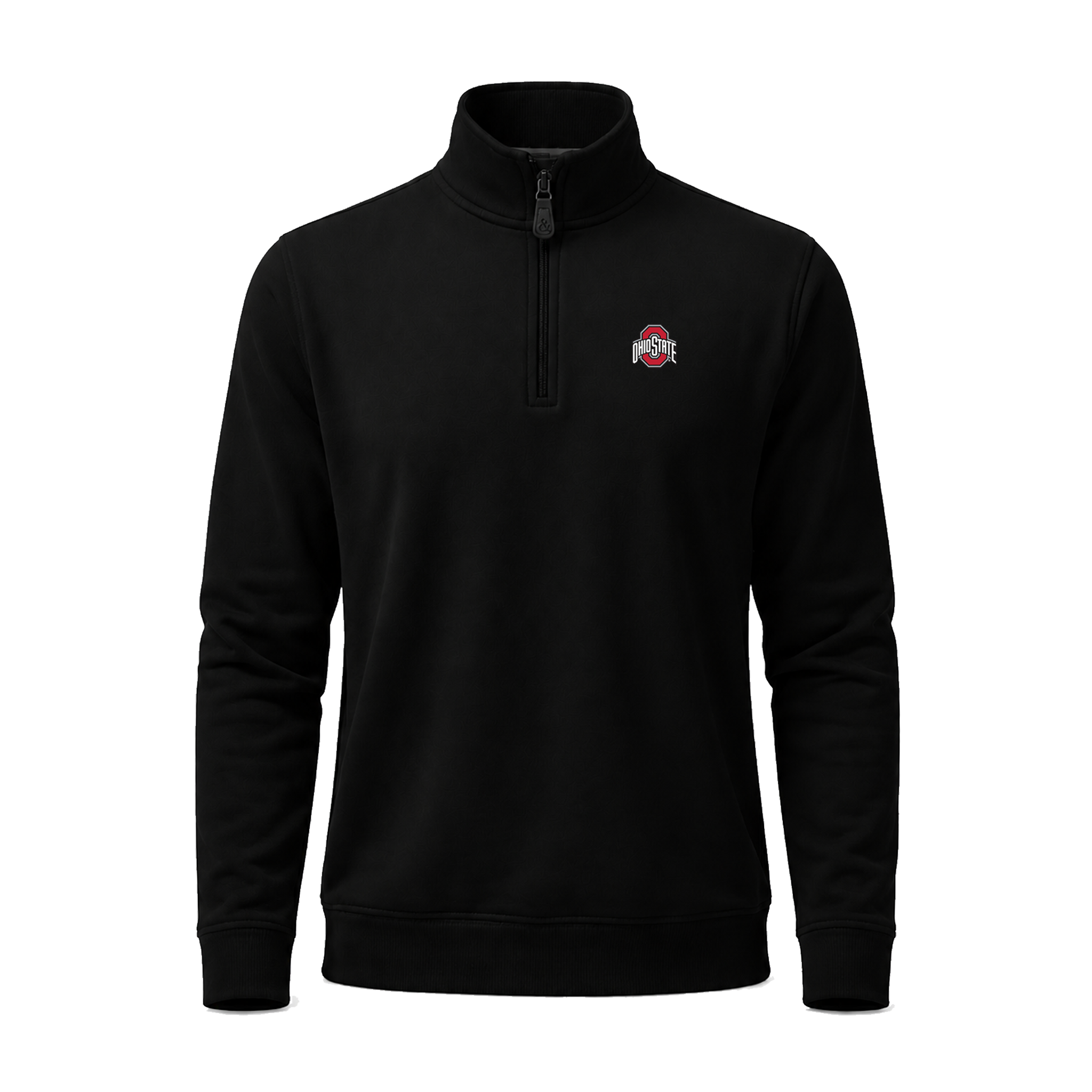 Ohio State Cloud Cotton Quarter Zip Pullover Black