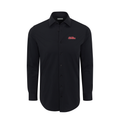 Ole Miss Apex Performance Dress Shirt Black