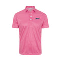 Ole Miss Semi-Spread Collar Polo Red Houndstooth