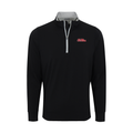 Ole Miss DriRelease® Performance Pullover Black with Light Grey Trim