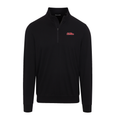 Ole Miss Velocity Performance Quarter Zip Black