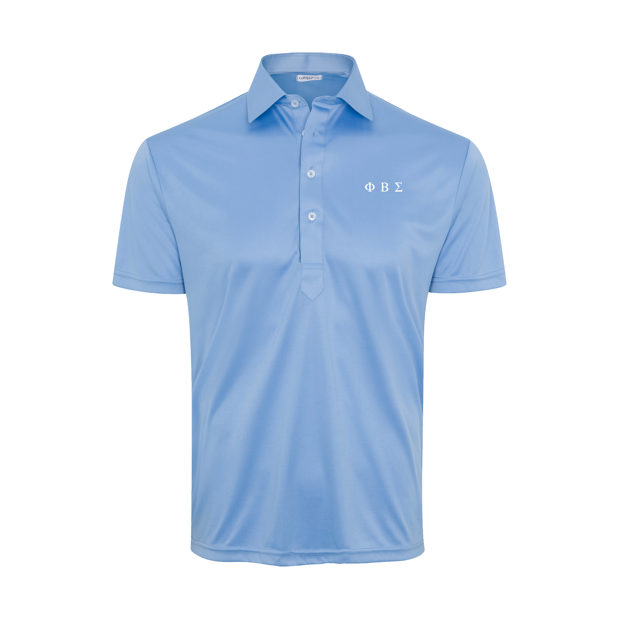 Collars & Co. Phi Beta Sigma Semi-Spread Collar Polo French Blue