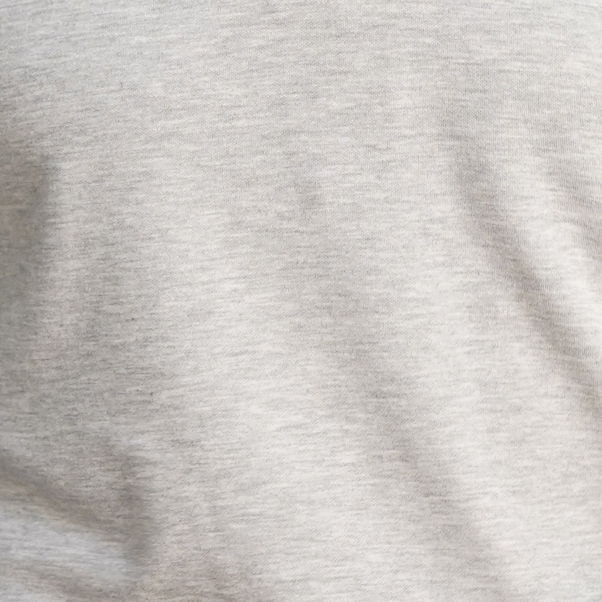 Heather Cloud Cotton Quarter Zip Pullover Light Grey