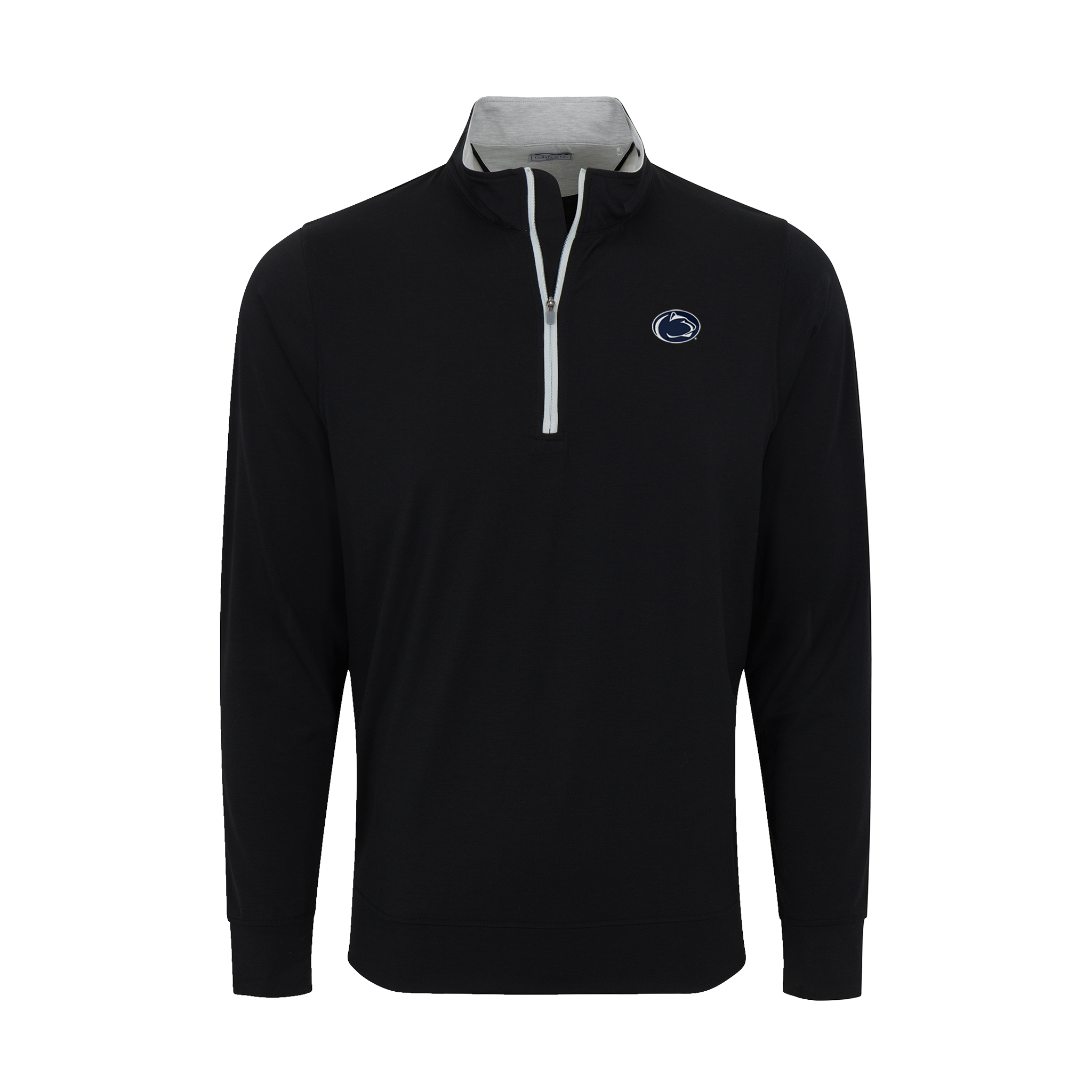 Penn State DriRelease® Performance Pullover Black with Light Grey Trim